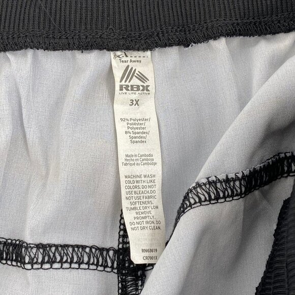 RBX Black Gray Camouflage Jogger Pants | Size XXXL - Picture 6 of 6